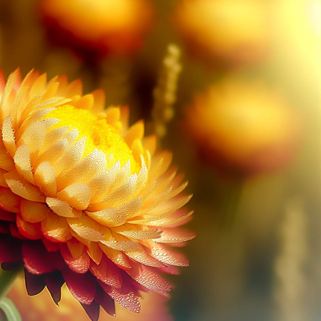 Peau éclatante: secrets de la fleur d'immortelle