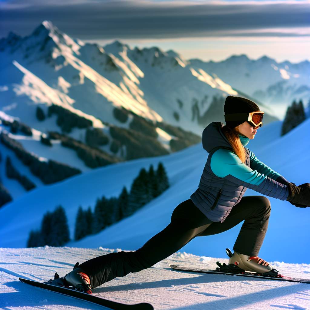 Prévenez les courbatures ski : astuces du kiné