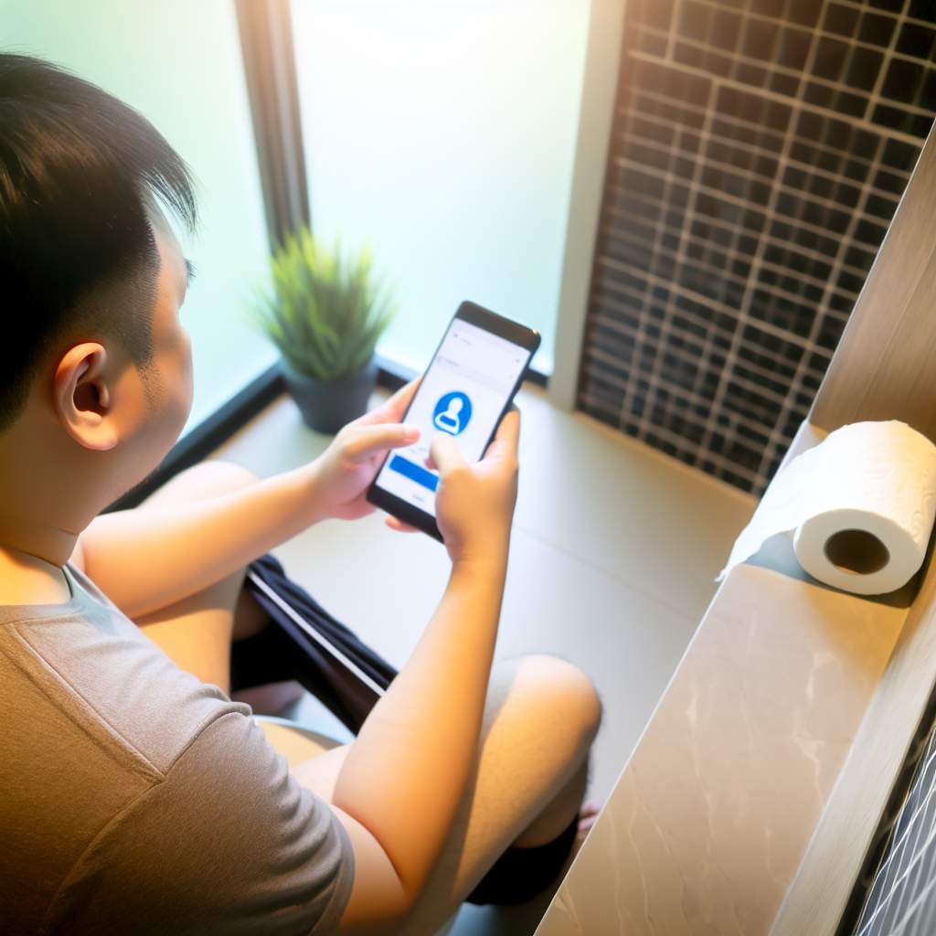 Hémorroïdes et smartphone aux toilettes : danger caché ?