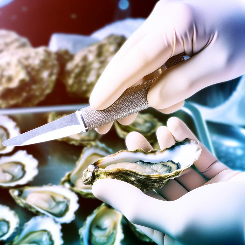 Ouverture huîtres : évite blessure main en toute sécurité